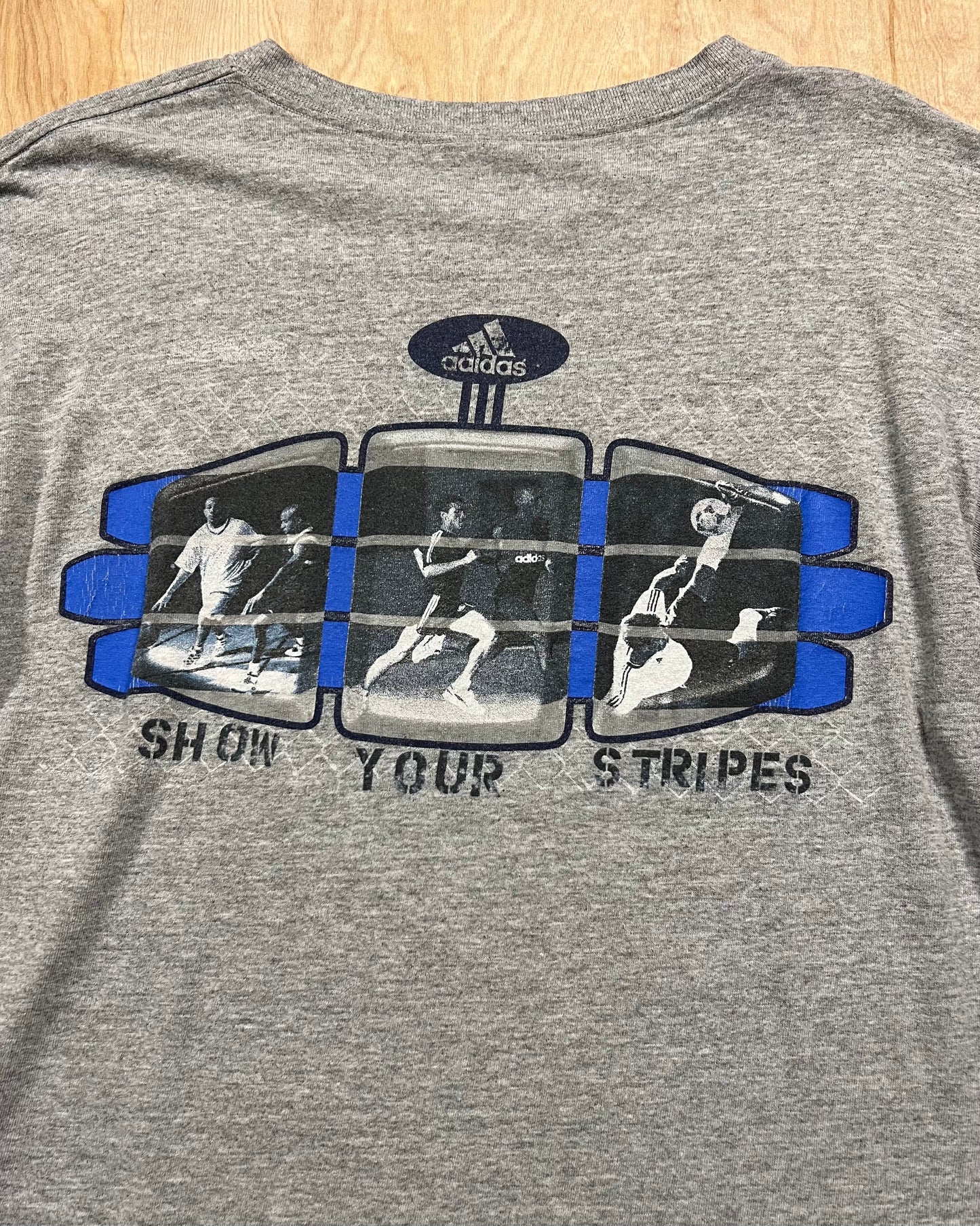 Early 2000's Adidas Show Your Stripes T-Shirt