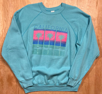 1980's Retro Colors California Crewneck