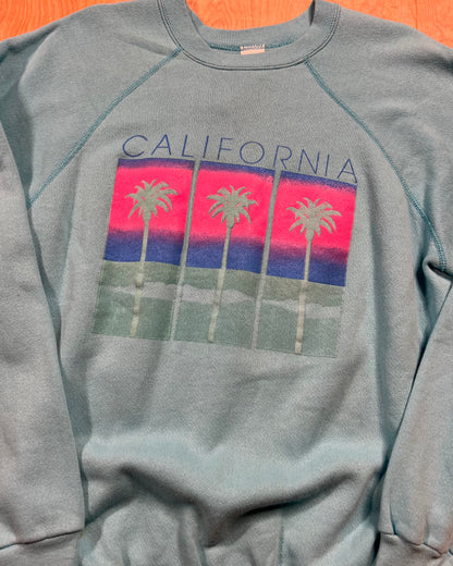 1980's Retro Colors California Crewneck