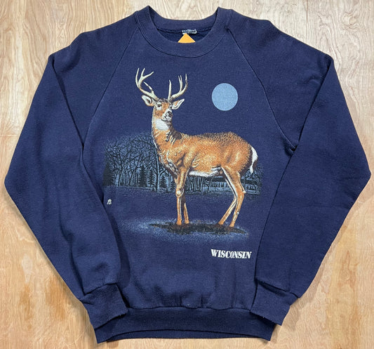 1990's Wisconsin x Whitetail Buck Crewneck