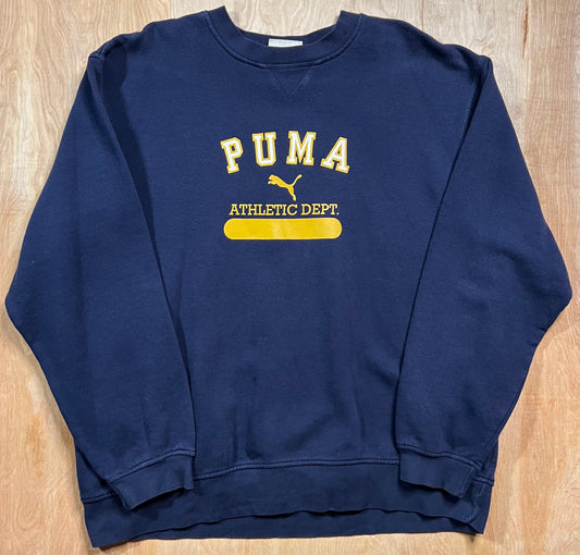 Y2K Heavy Puma Athletic Department Crewneck