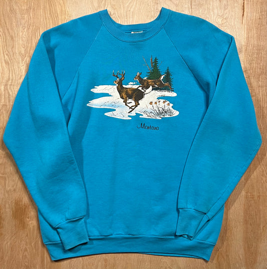 1988 Montana x Whitetail Deer Crewneck