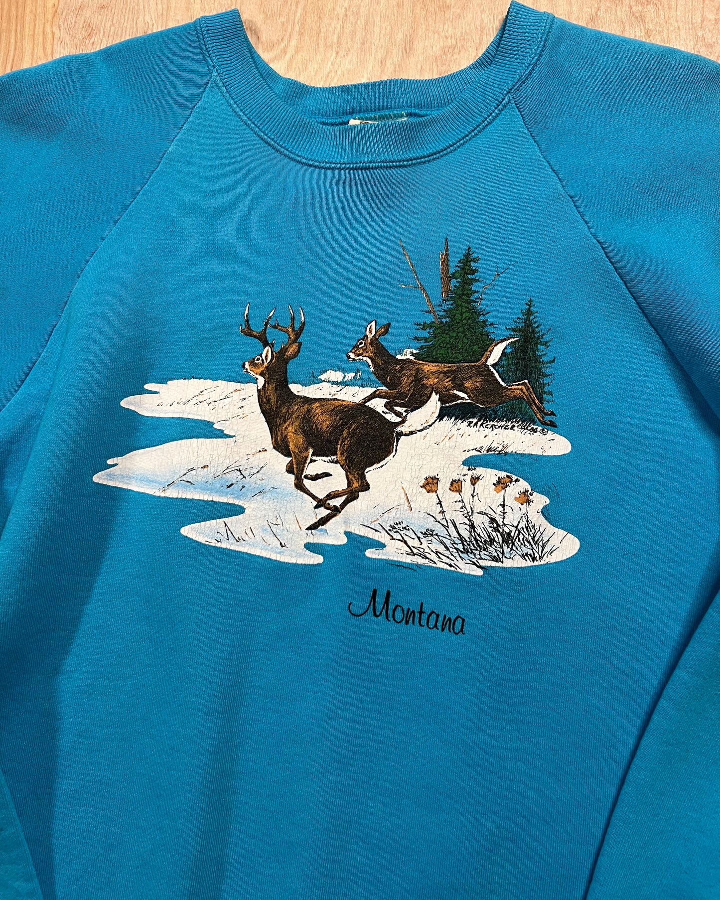 1988 Montana x Whitetail Deer Crewneck