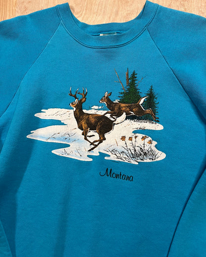 1988 Montana x Whitetail Deer Crewneck