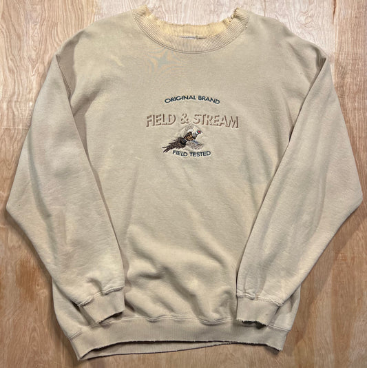 1990's Faded x Distressed Field and Stream Crewneck