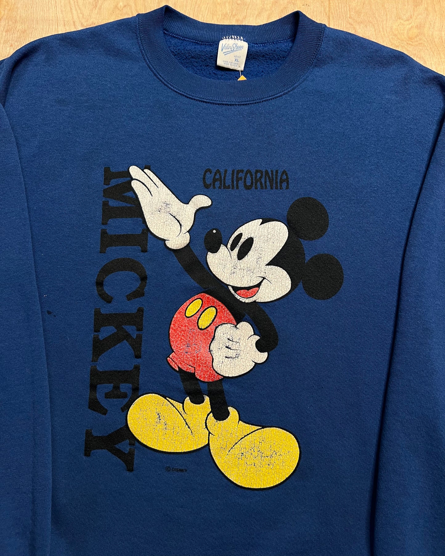 1990's California x Mickey Mouse Crewneck