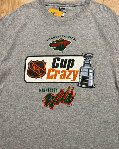 Early 2000's Minnesota Wild "Cup Crazy" Playoff T-Shirt