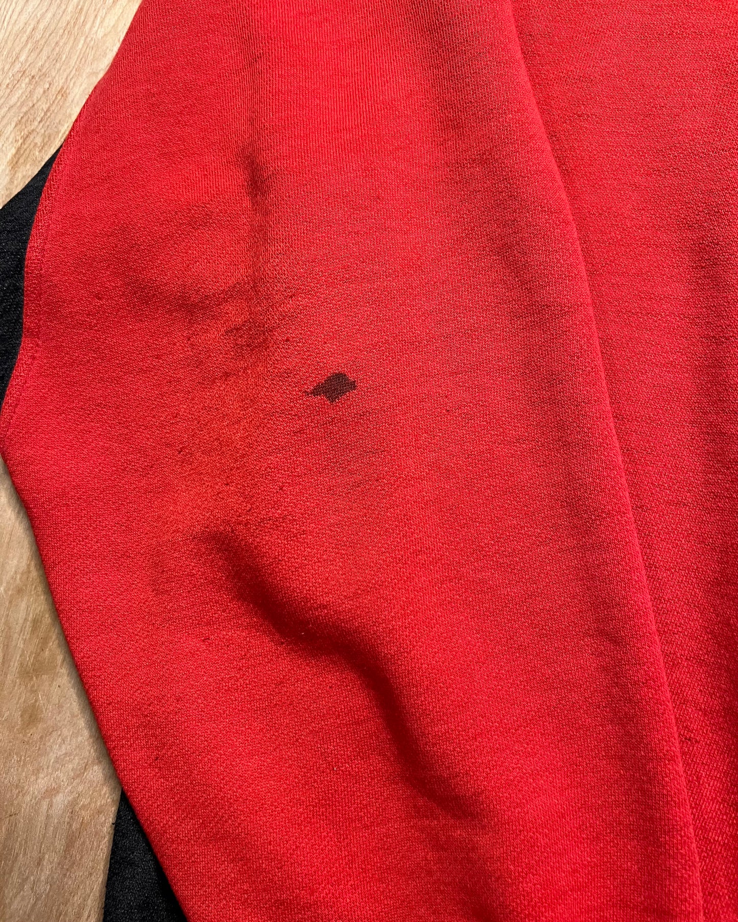 1990's Faded x Distressed Wisconsin Badgers Logo 7 Crewneck