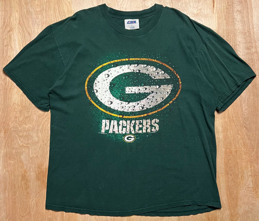 1993 Green Bay Packers Water Logo T-Shirt