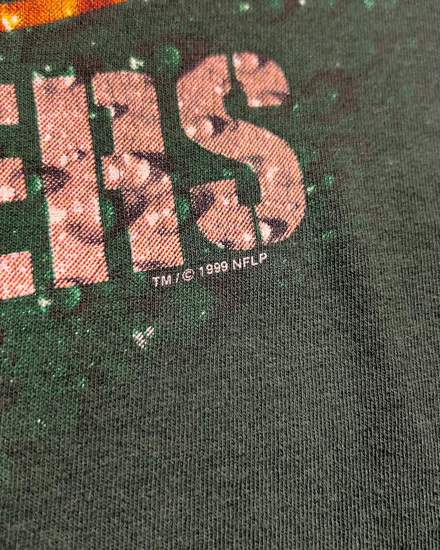 1993 Green Bay Packers Water Logo T-Shirt