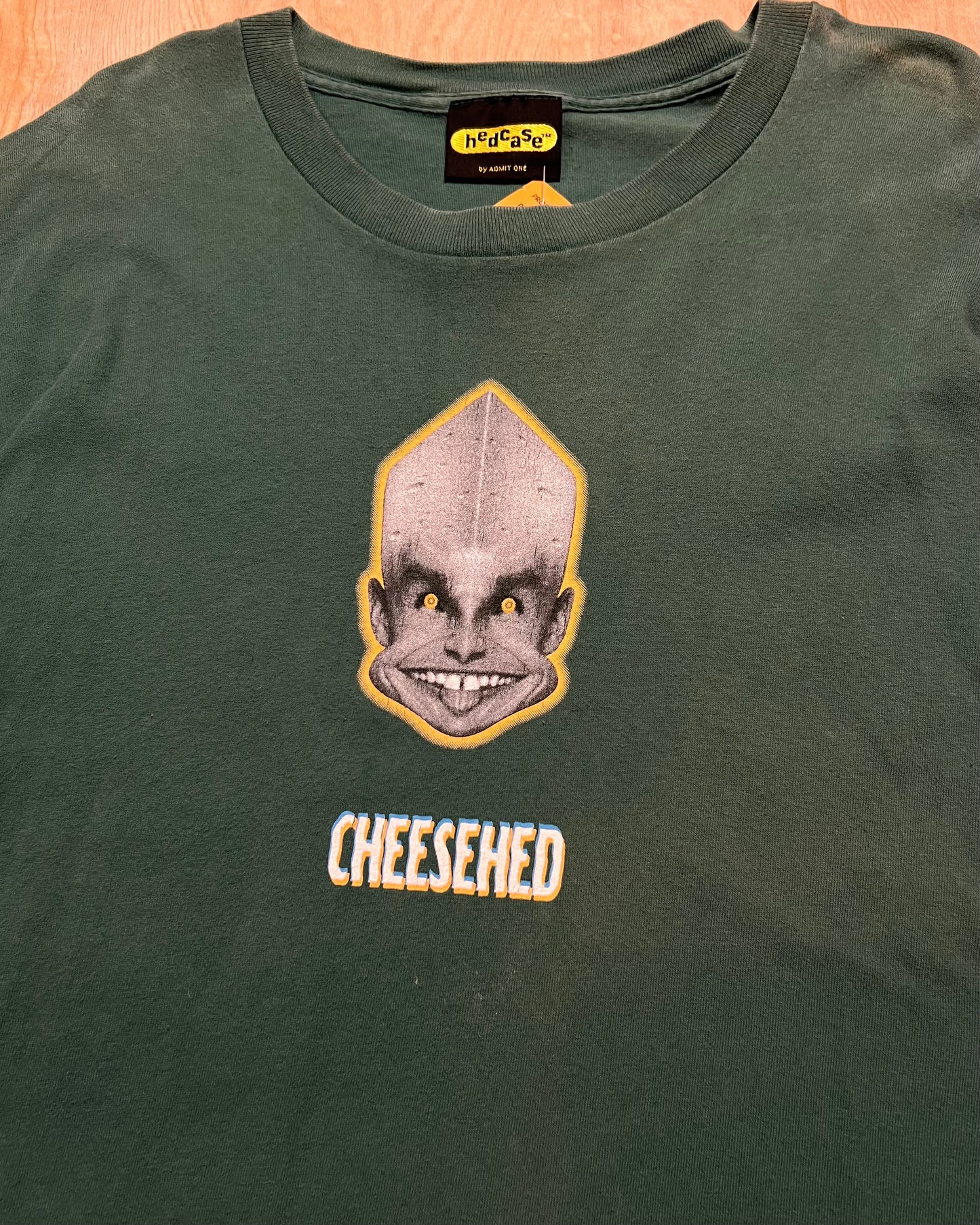 1996 Green Bay Packers "Cheesehed" Headcase Single Stitch T-Shirt