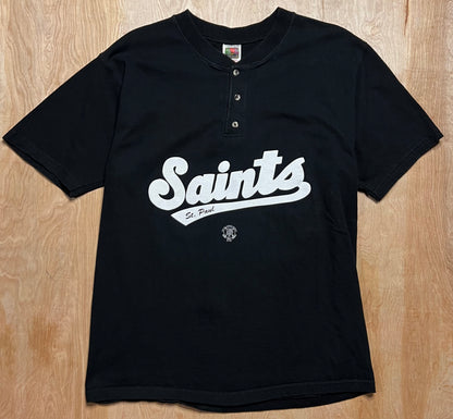 1998 St Paul Saints 3 Button T-Shirt