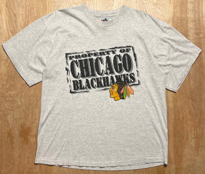 1990's Chicago Blackhawks Single Stitch T-Shirt