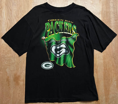 1990's Green Bay Packers "Power, Courage, Victory" Faded T-Shirt