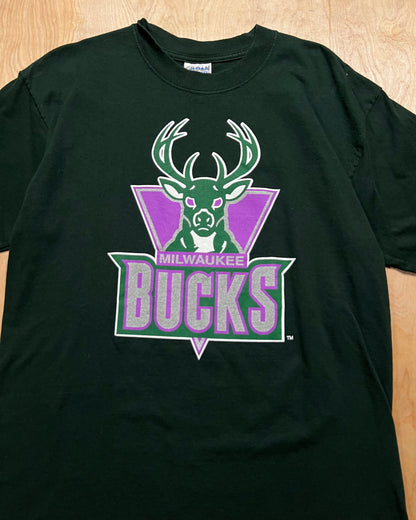 Early 2000's Milwaukee Bucks Retro Logo T-Shirt