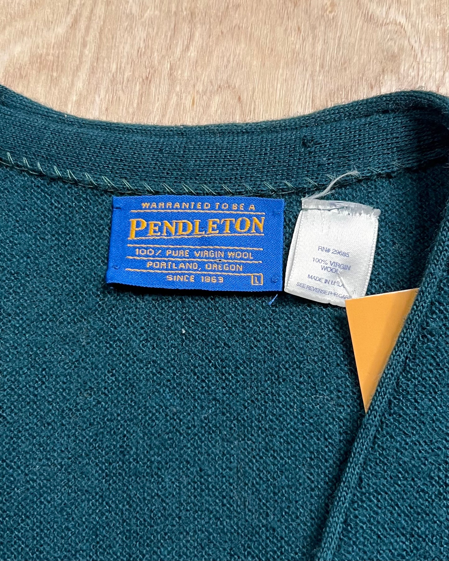 1990's Pendelton Wool Cardigan Sweater