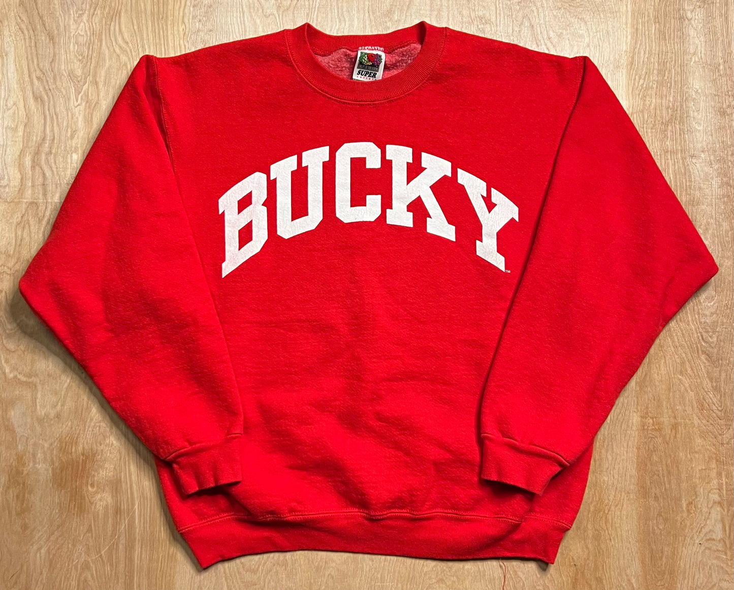 1990's Wisconsin "Bucky" Fruit of the Loom Crewneck