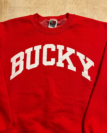 1990's Wisconsin "Bucky" Fruit of the Loom Crewneck