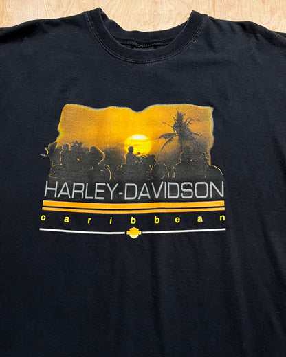 Vintage Harley Davidson Caribbean U.S. Virgin Islands T-Shirt