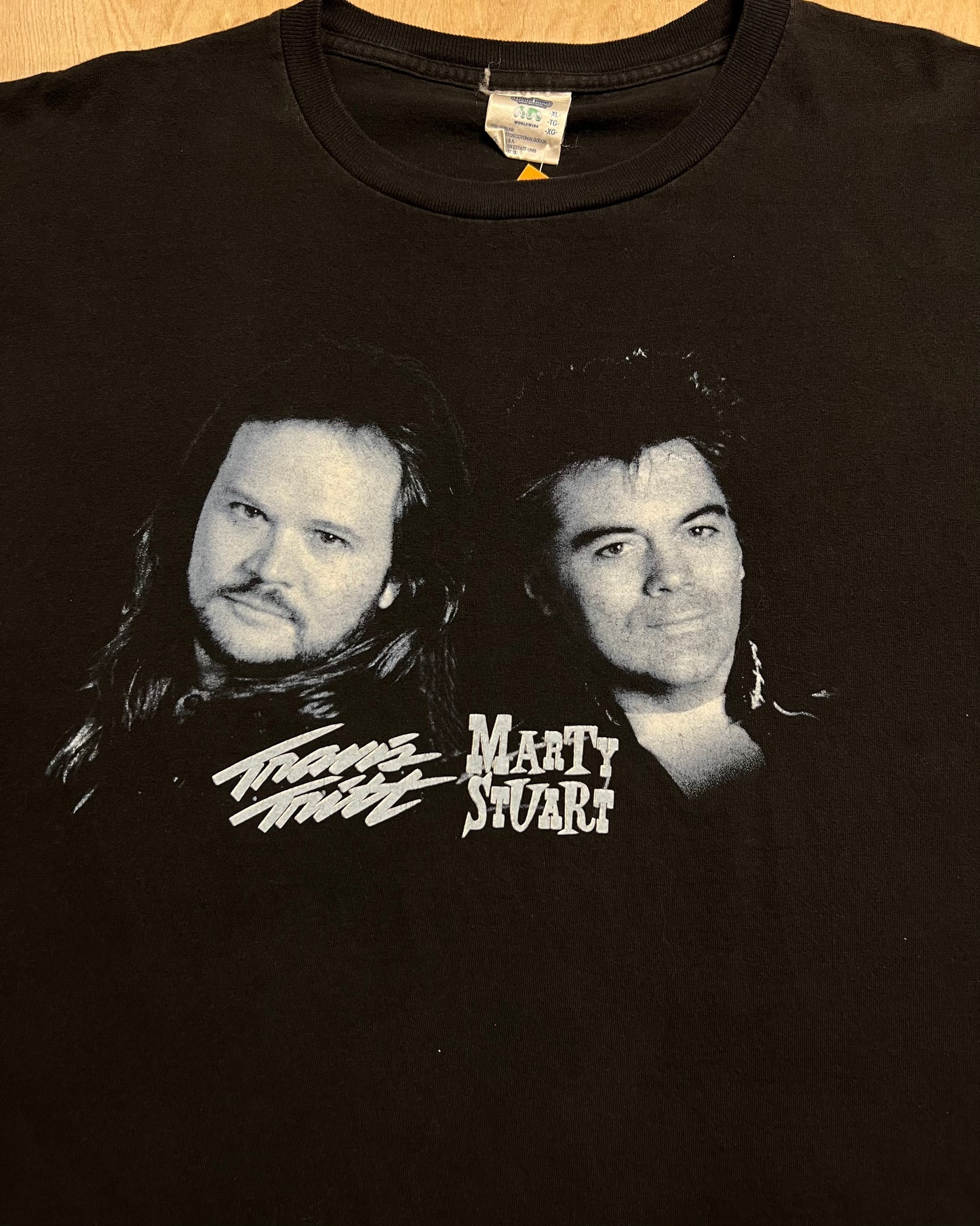 1996 Travis Tritt & Marty Stuart Double Trouble Tour Single Stitch T-Shirt