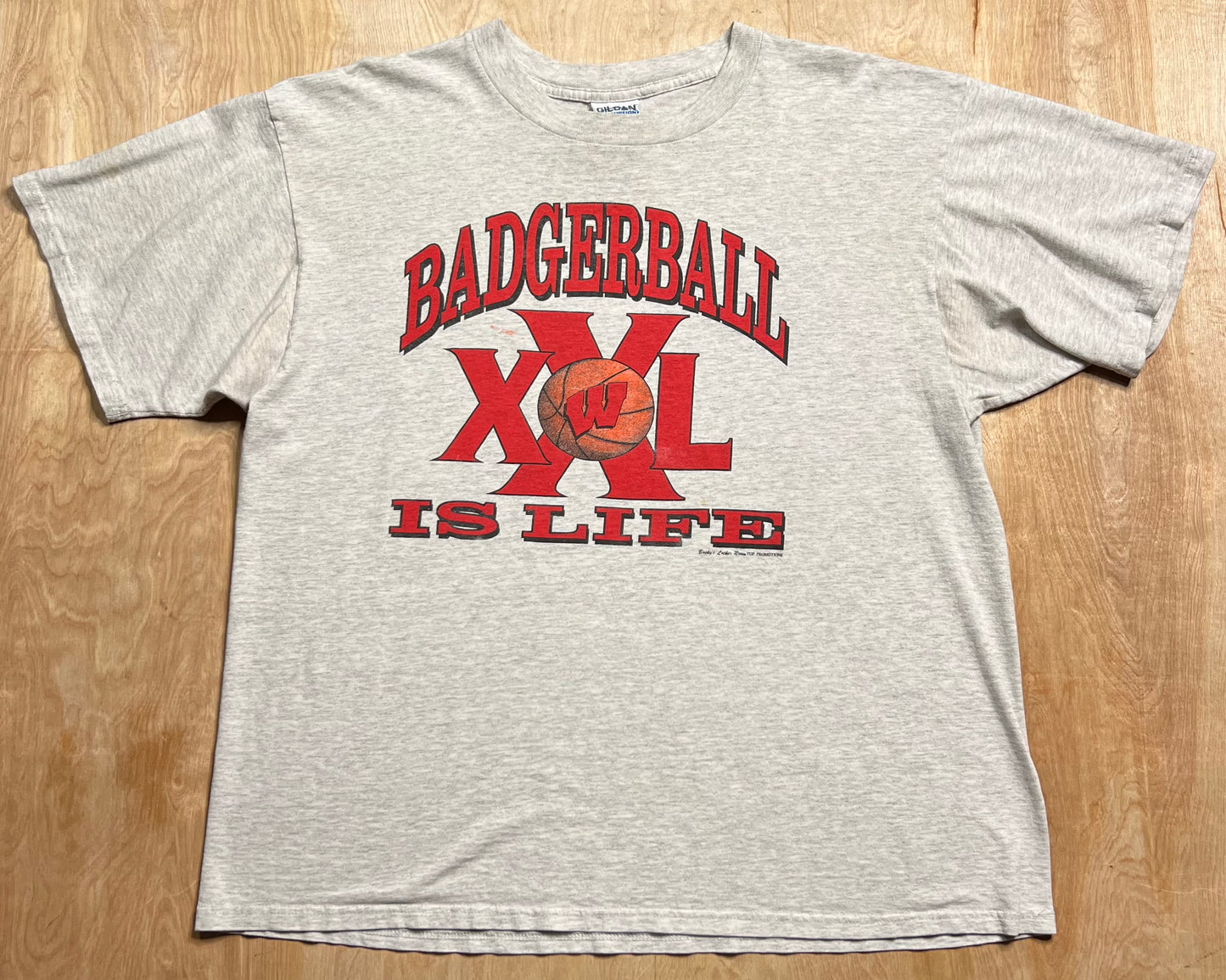 1990's Wisconsin Womens Basketball "Badgerball is Life" T-Shirt