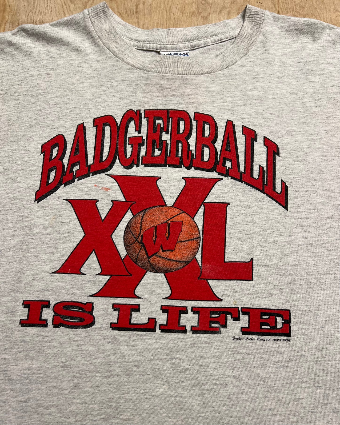 1990's Wisconsin Womens Basketball "Badgerball is Life" T-Shirt