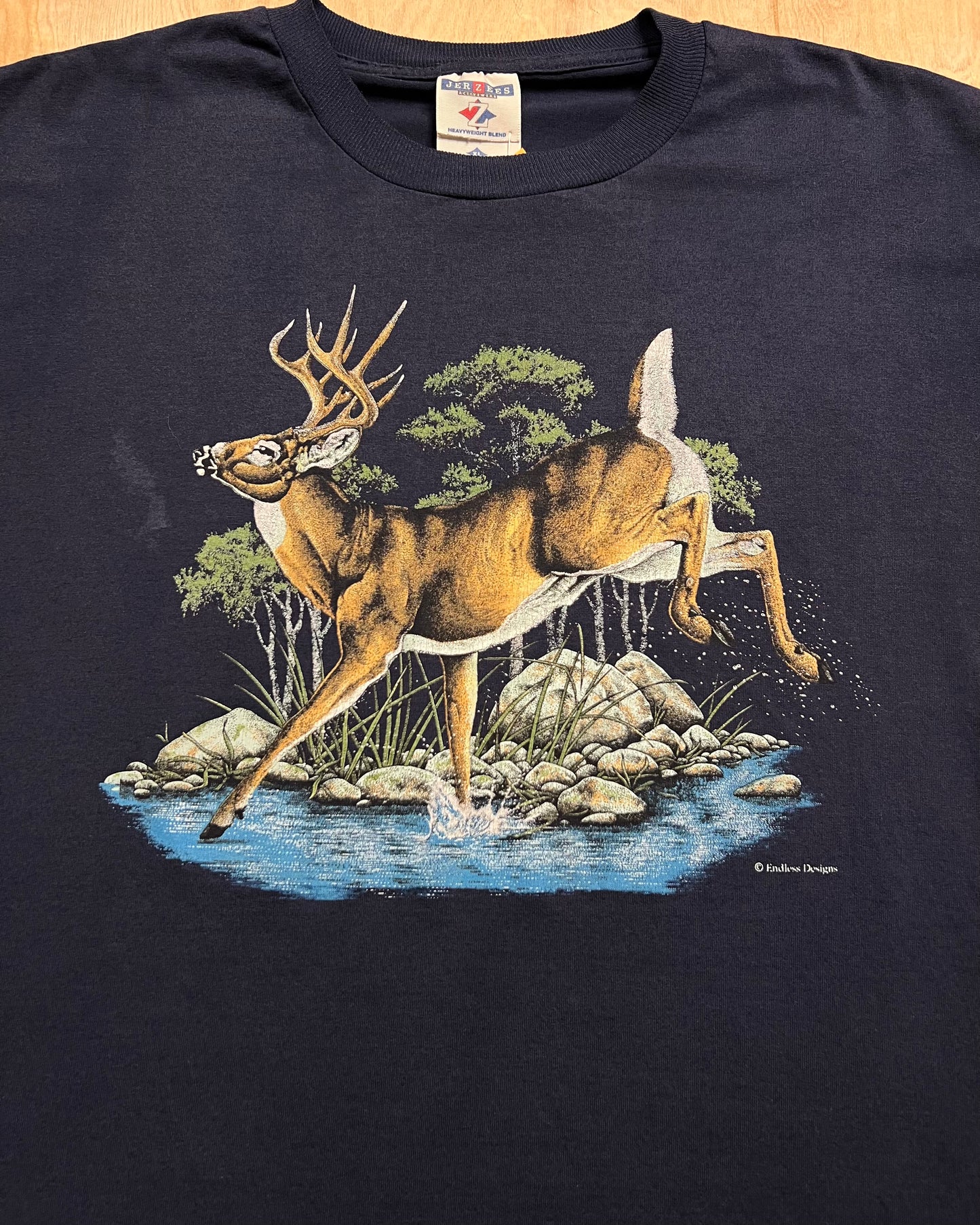 1990's Endless Designs Whitetail Buck T-Shirt