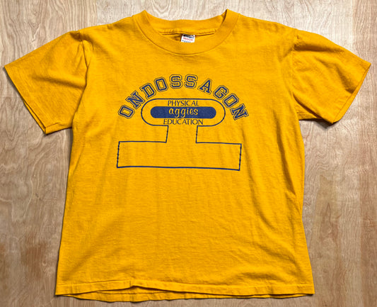 Early 1980's Ondossagon Physical Education Single Stitch Champion T-Shirt