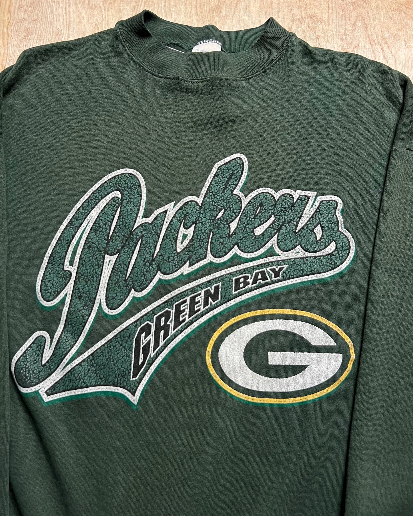 1990's Green Bay Packers Logo 7 Crewneck