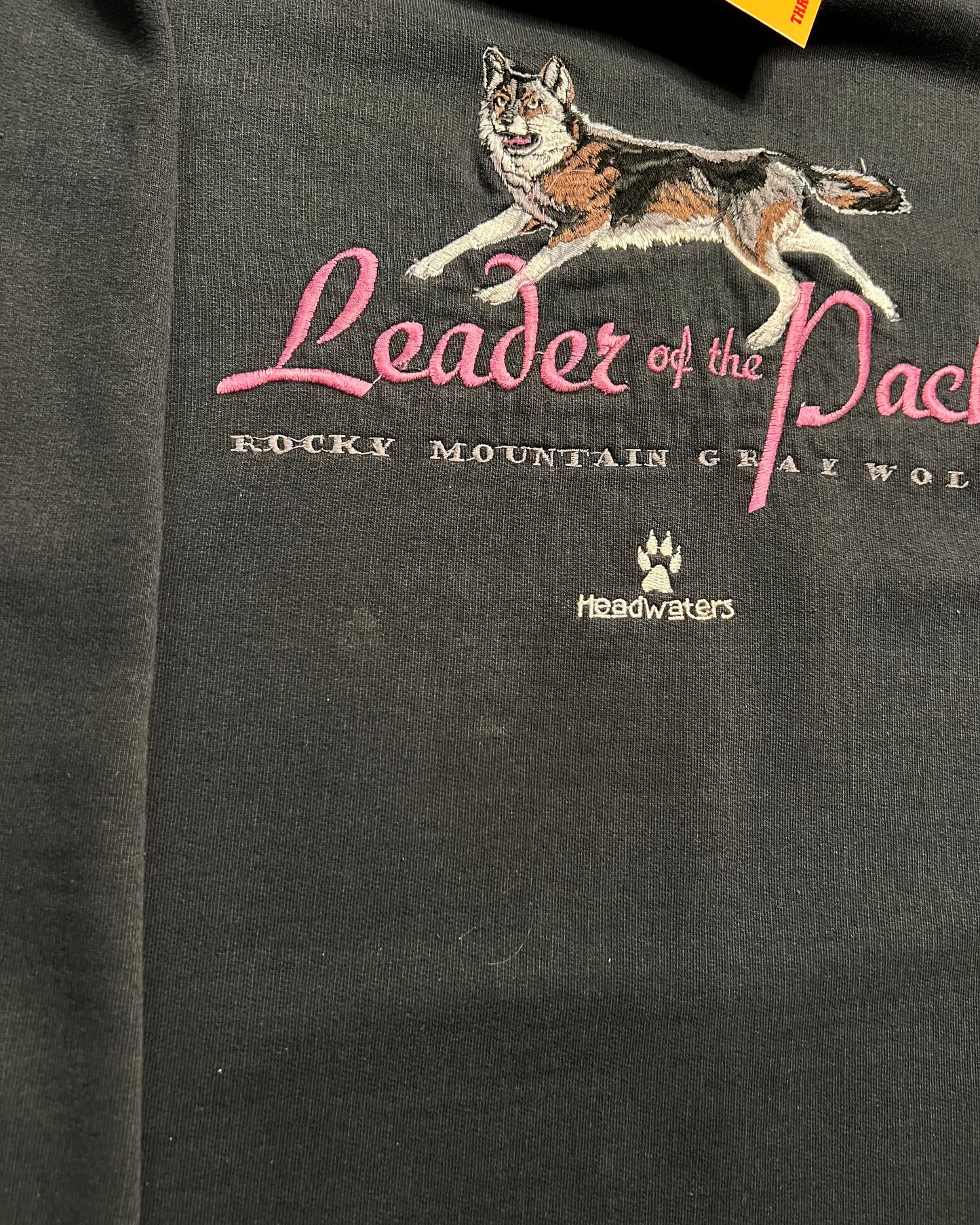 Vintage Rocky Mountain Gray Wolf "Leader of the Pack" Crewneck