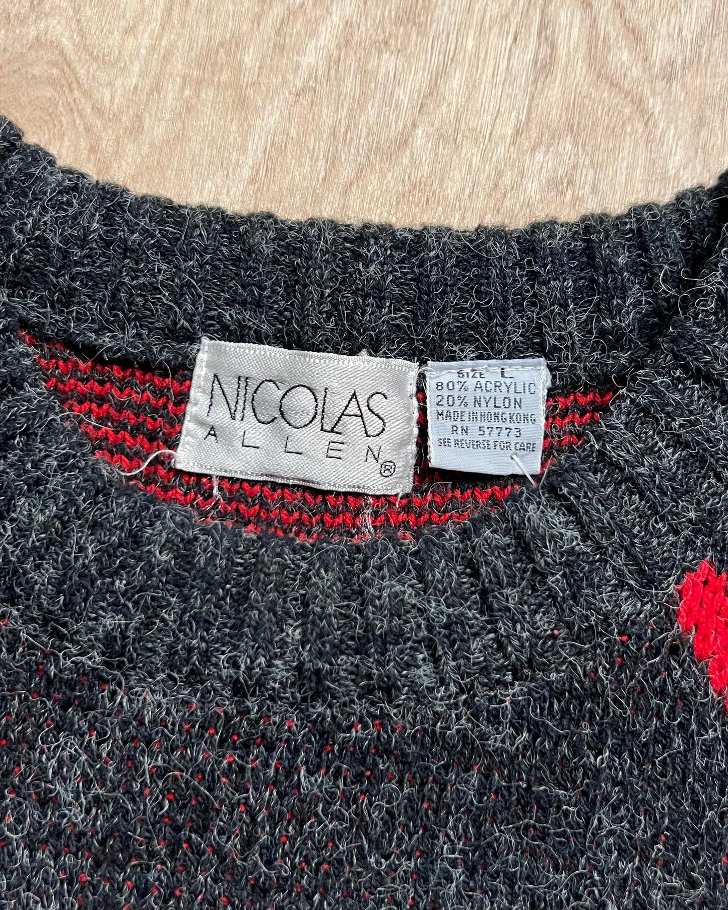 1990's Nicolas Allen Acrylic Sweater