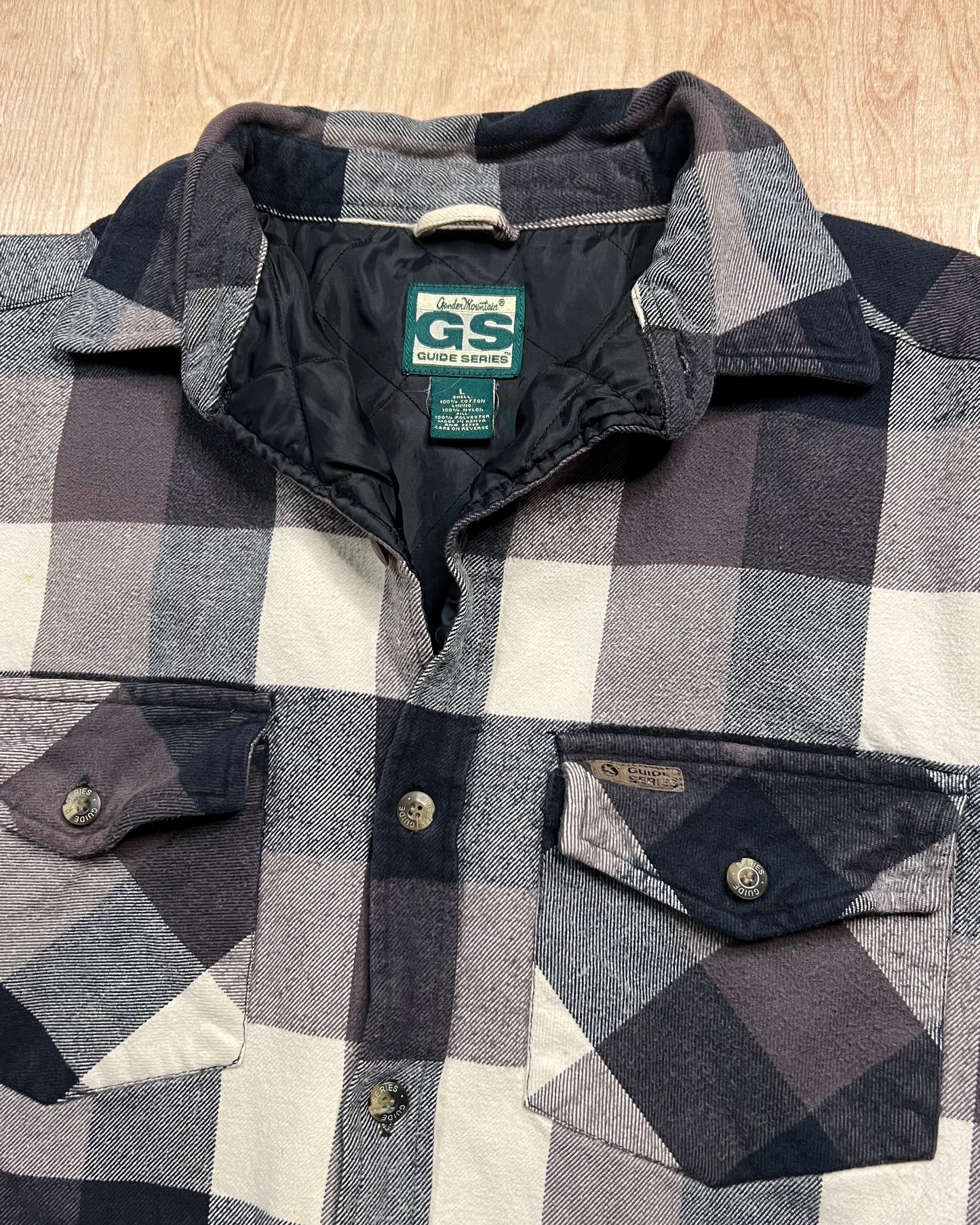 Vintage Gander Mountain Guide Series Insulated Flannel Jacket