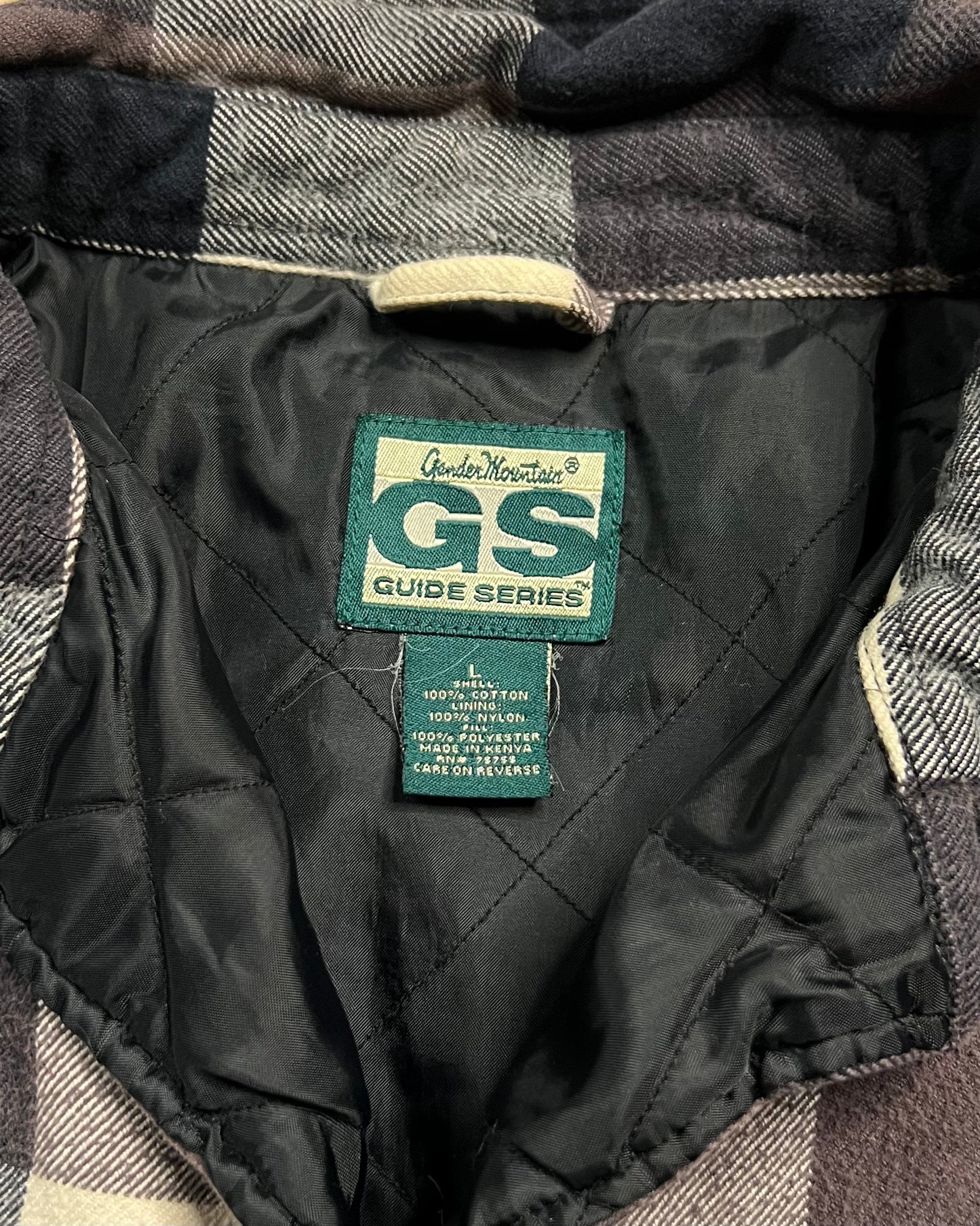 Vintage Gander Mountain Guide Series Insulated Flannel Jacket