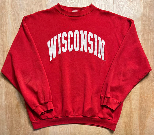 1990's University of Wisconsin Tultex Crewneck