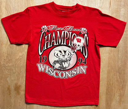 1994 University of Wisconsin Badgers Rose Bowl Champions Single Stitch T-Shirt