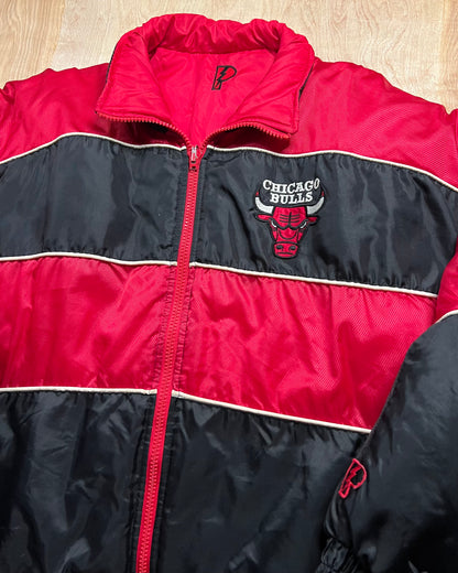1990's Chicago Bulls Pro Layer Puffer Jacket