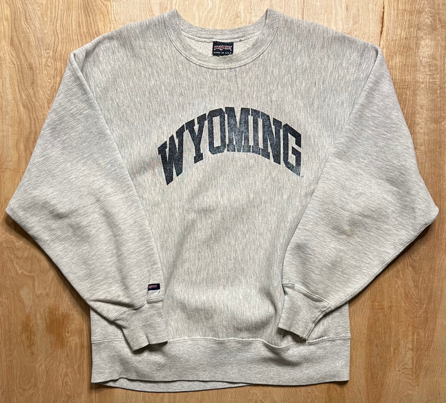 1990's Wyoming Jansport Reverse Weave Crewneck