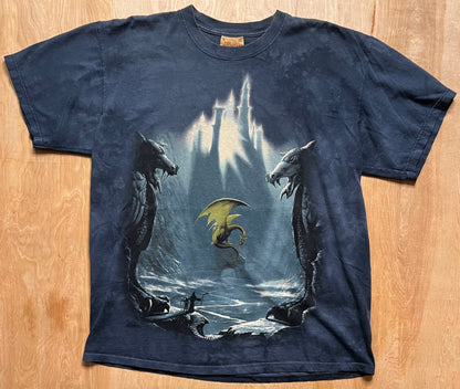 2002 The Mountains Dragon Tie Dye T-Shirt