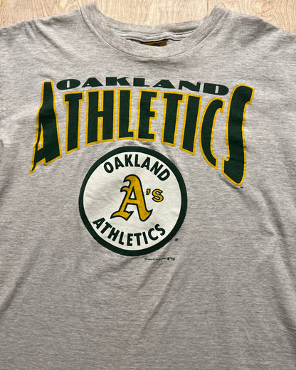 1990 Oakland Athletics Nutmeg Single Stitch T-Shirt