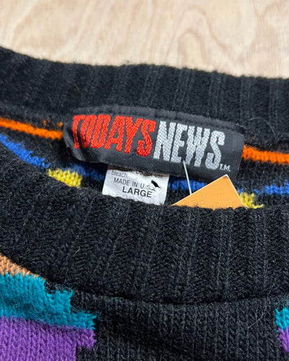 1990's Todays News Retro Sweater