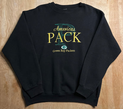 1990's Green Bay Packers "Americas Pack" Crewneck