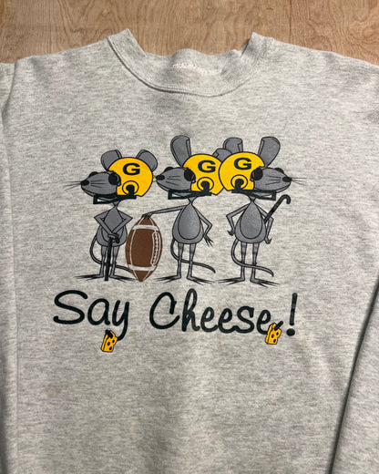 1990's Green Bay Packers "Say Cheese" Fruit of the Loom Crewneck