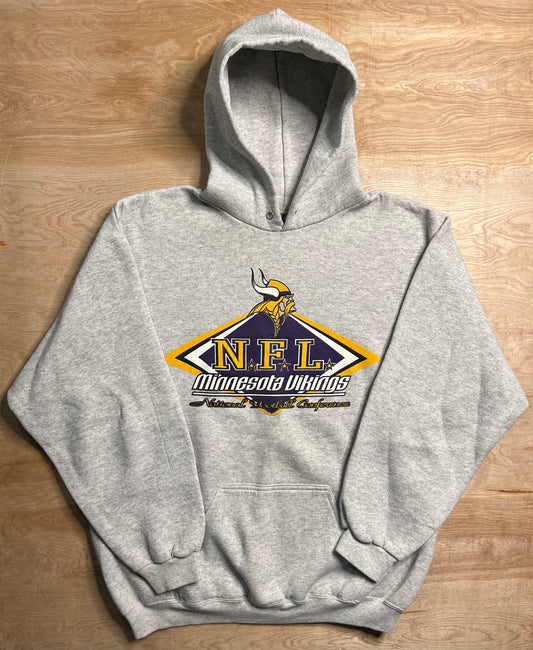 1990's Minnesota Vikings Logo Athletic Hoodie