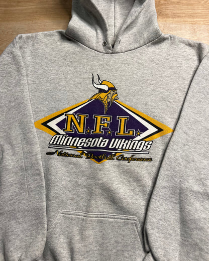 1990's Minnesota Vikings Logo Athletic Hoodie