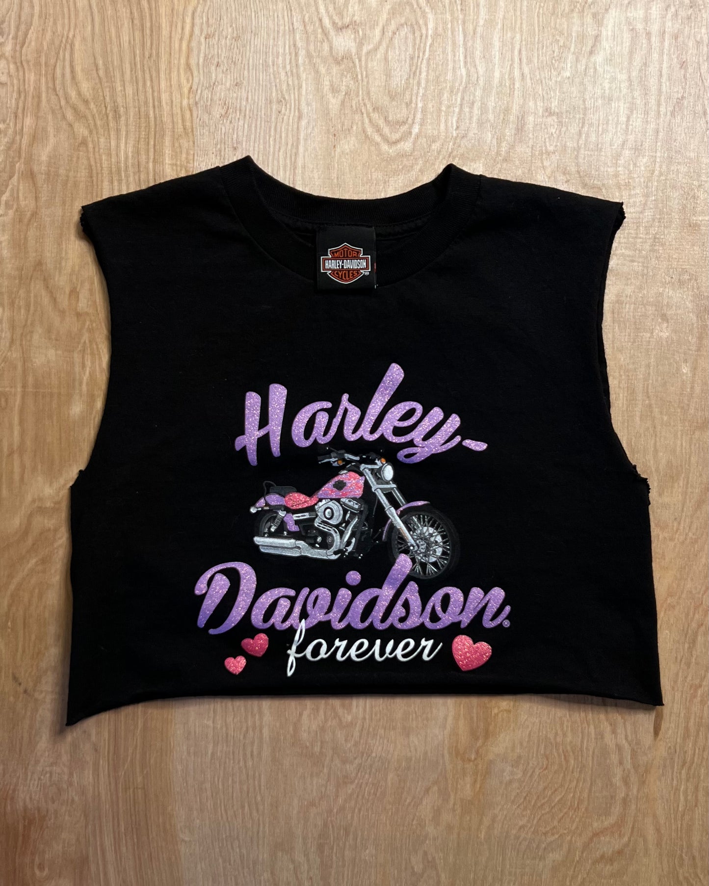 Harley Davidson Forever Chopped Crop Top