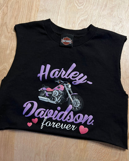 Harley Davidson Forever Chopped Crop Top