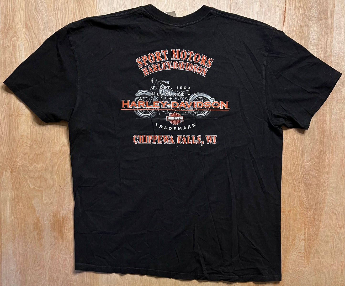 2009 Harley Davidson Chippewa Falls, Wisconsin T-Shirt