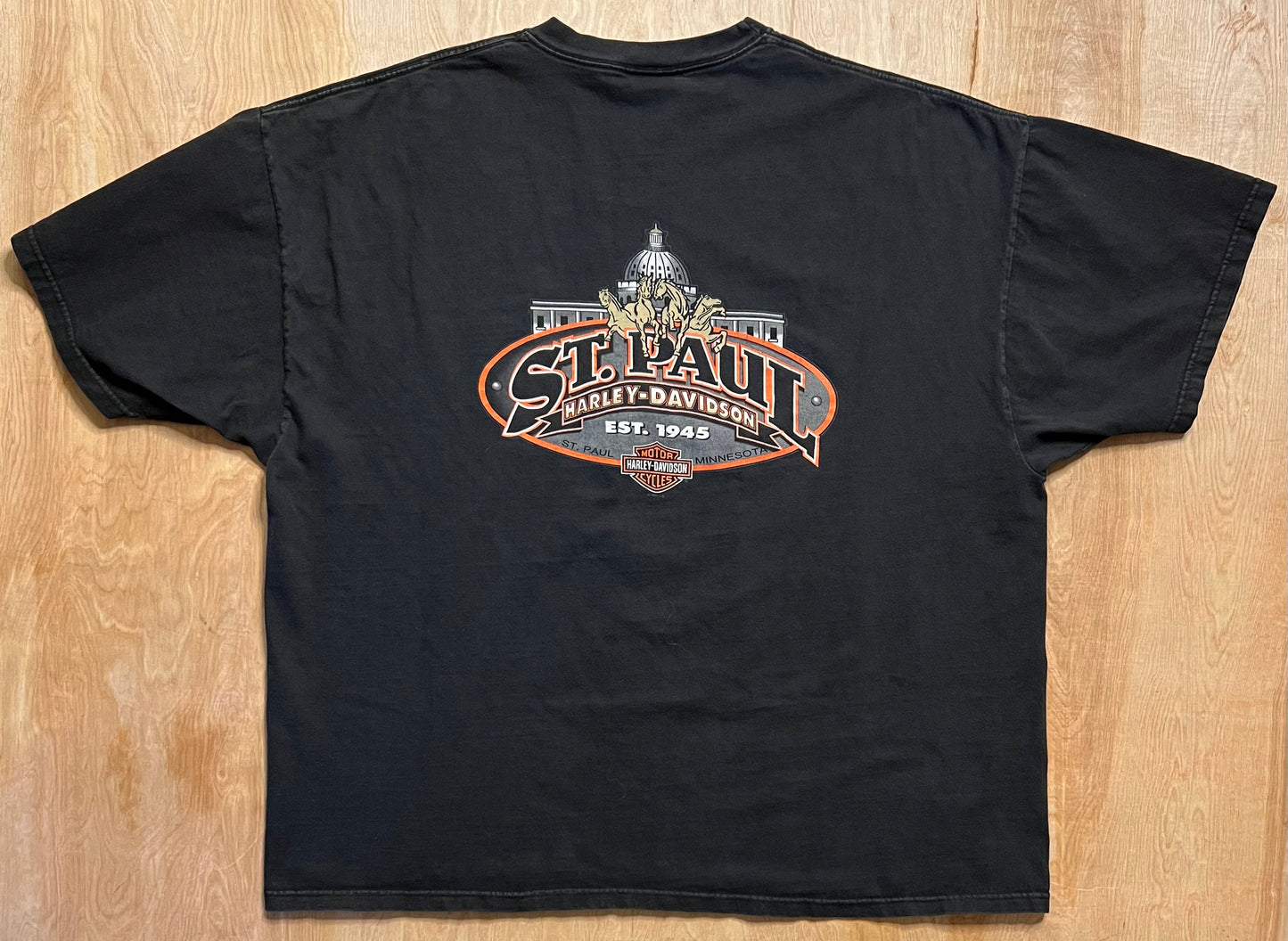 2001 Harley Davidson St Paul, Minnesota T-Shirt