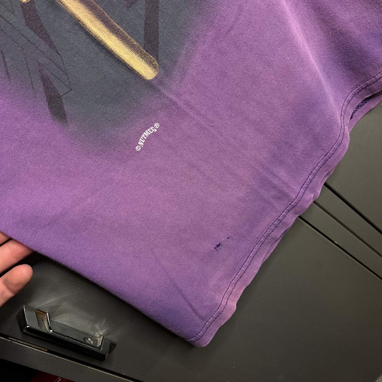 Vintage 1990s Faded x Distressed Minnesota VIkings Made in USA Nutmeg T-Shirt