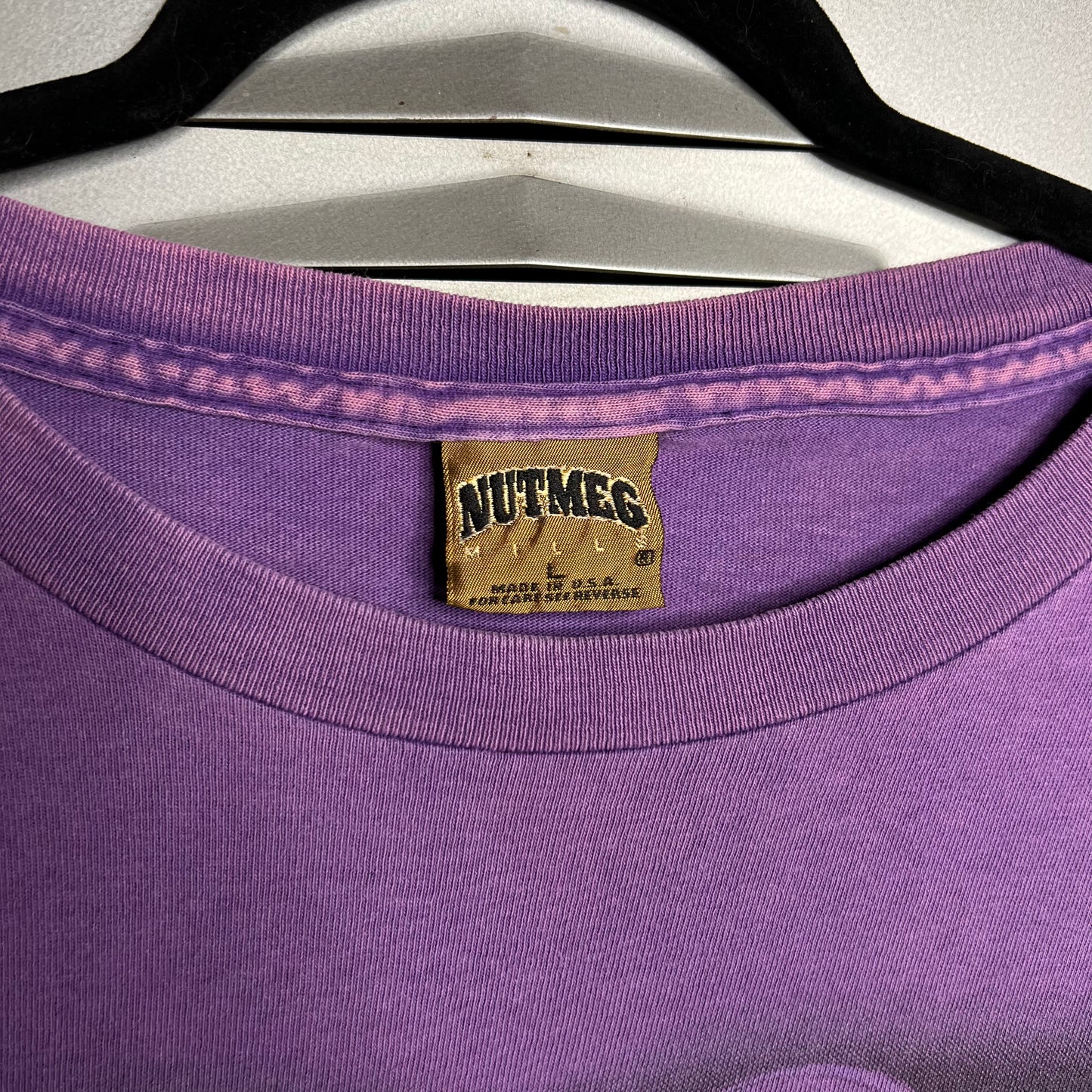 Vintage 1990s Faded x Distressed Minnesota VIkings Made in USA Nutmeg T-Shirt